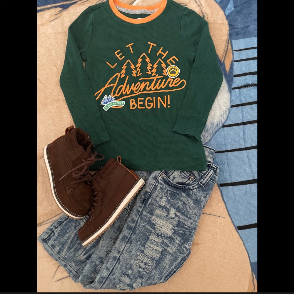 Cute Blue Distressed Jeans